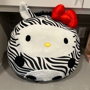 Hello kitty zebra squishmallow